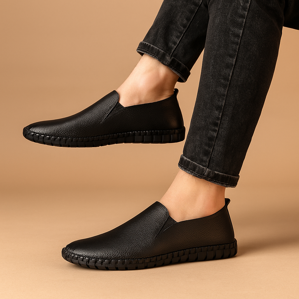 Ademende lage herenschoenen met gripzool voor heren, perfect voor autorijden, wandelen en zomers gebruik. Lichtgewicht en stijlvol ontwerp.