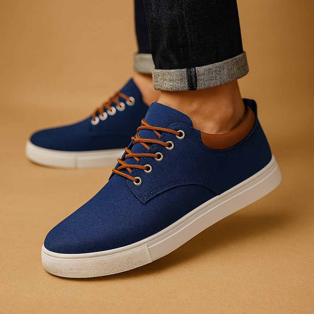 Instapschoenen voor heren met ondersteunende zool en comfortabele pasvorm, in bruine kleur – ideaal voor dagelijks gebruik en casual outfits.