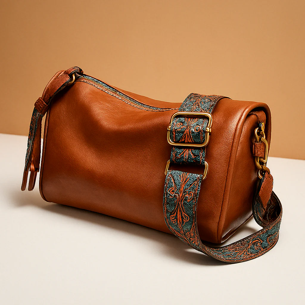 Crossbodytas voor dames met gestructureerde vorm, tijdloos ontwerp en praktisch interieur, geschikt voor werk, dagelijks gebruik of formele gelegenheden.