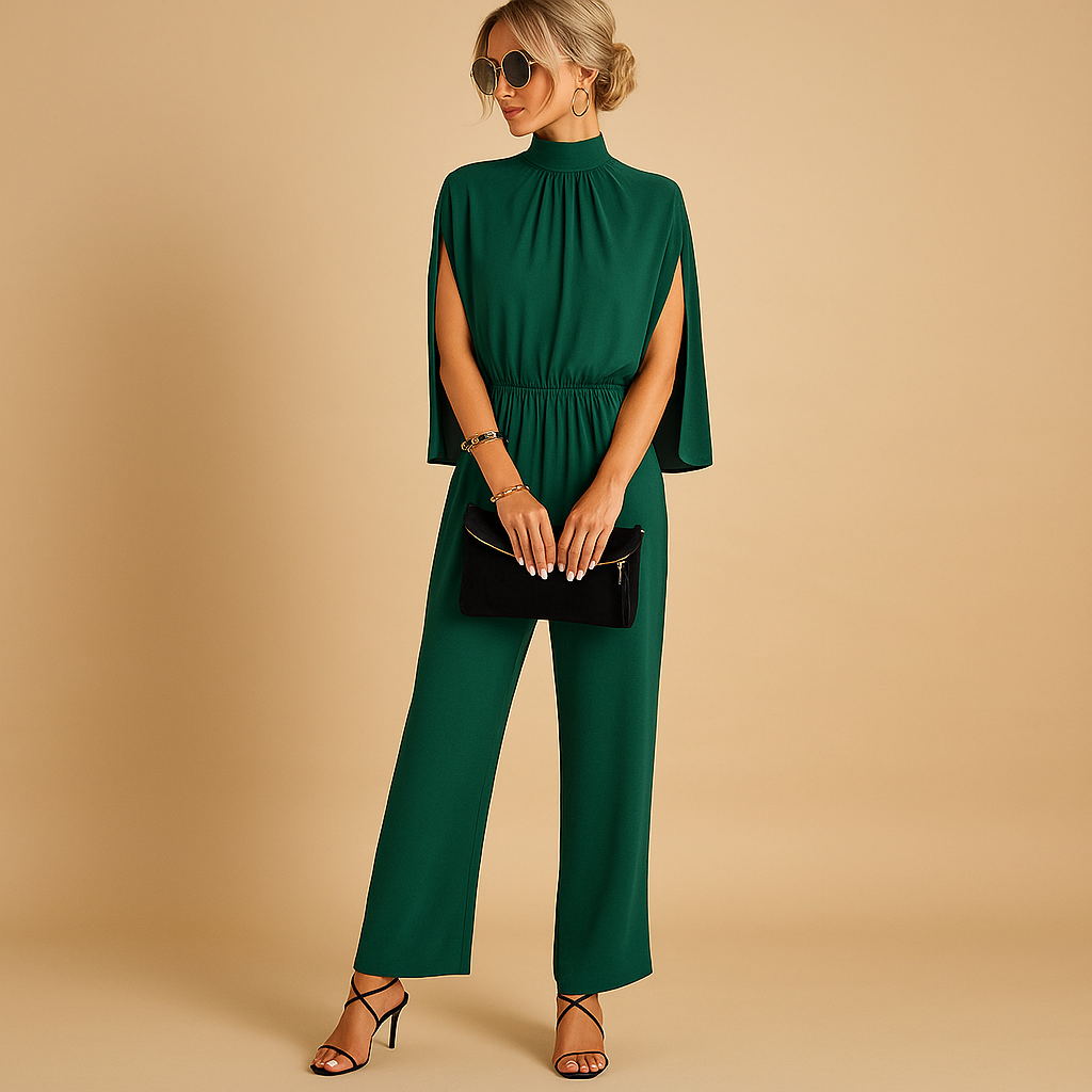 Lichte zomerjumpsuit voor dames met verstelbare bandjes, ademend materiaal en zakken, perfect voor strand, vakantie en zomerse uitstapjes