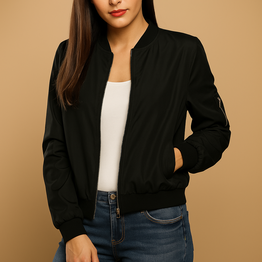 Lichtgewicht zomerjack voor dames met elegante pasvorm en ademende stof. Perfect voor dagelijks gebruik, casual gelegenheden en zomerse dagen.