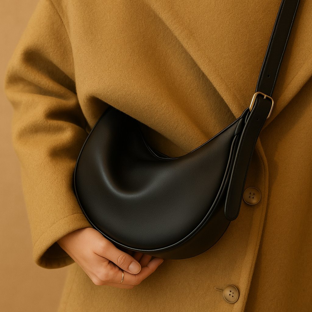 Dames crossbodytas van lichtgewicht PU-leer met tijdloos design en ruim interieur, geschikt voor dagelijks gebruik of avondjes uit.