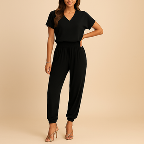 Dames set met bloemenprint, bestaande uit een top en bijpassende broek, ideaal voor een casual en modieuze zomerse look