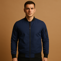 Bomberjack voor heren met rits, lichtgewicht en comfortabel, perfect voor dagelijks gebruik en stijlvolle casual outfits.