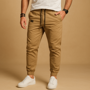 Cargo broek voor heren met meerdere zijzakken, beschikbaar in zwart, grijs, beige en groen – ideaal voor dagelijks gebruik en outdoor activiteiten