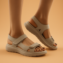 Comfortabele dames sandalen met zachte zool en demping, geschikt voor werk, wandelingen en dagelijks gebruik.