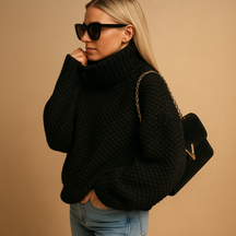 Damestrui met klassieke pasvorm in vijf kleuren – perfect voor casual en elegante outfits tijdens koude dagen.