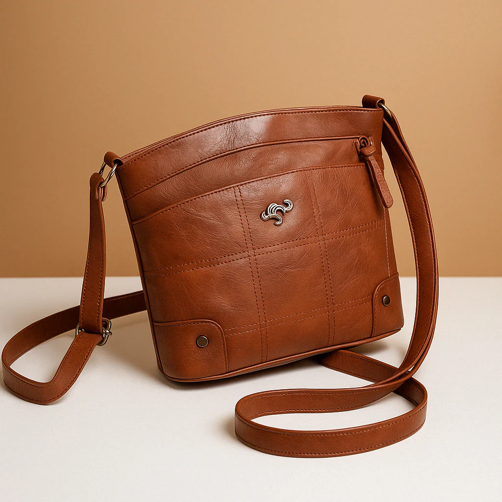 Dames schoudertas met effen kleur, compact ontwerp en elegante afwerking. Ideaal voor dagelijks gebruik of een avondje uit.