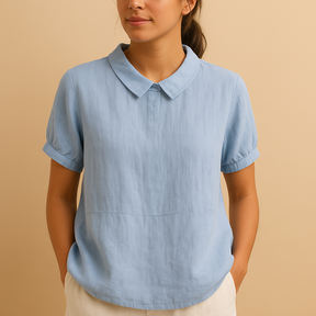 Dames blouse met getailleerde pasvorm en klassiek ontwerp, ideaal voor kantooroutfits en nette gelegenheden.
