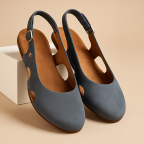 Gesloten damessandalen met zacht voetbed en stabiele pasvorm, ideaal voor dagelijks gebruik en langdurig comfort.