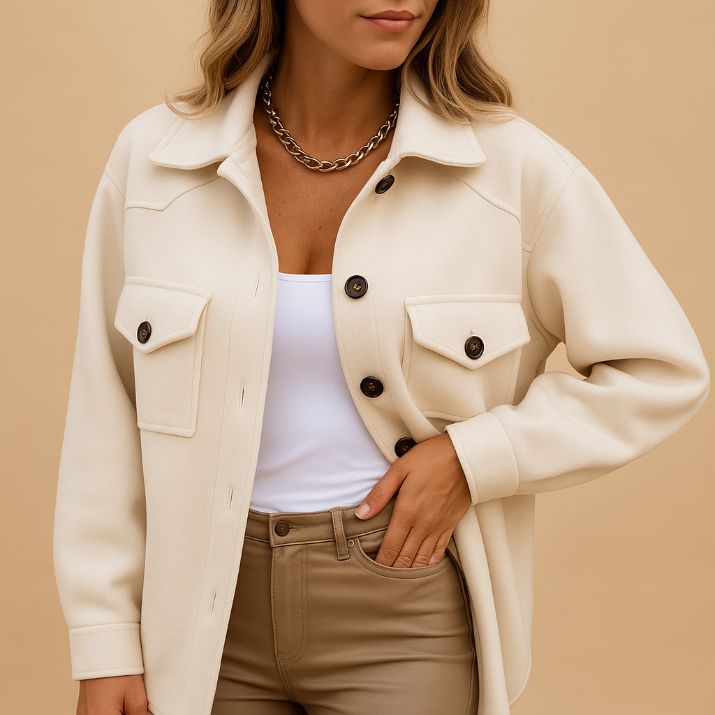 Lange winterjas voor dames met getailleerd silhouet en elegante lange snit. Ideaal voor formele gelegenheden en stijlvolle dagelijkse outfits.