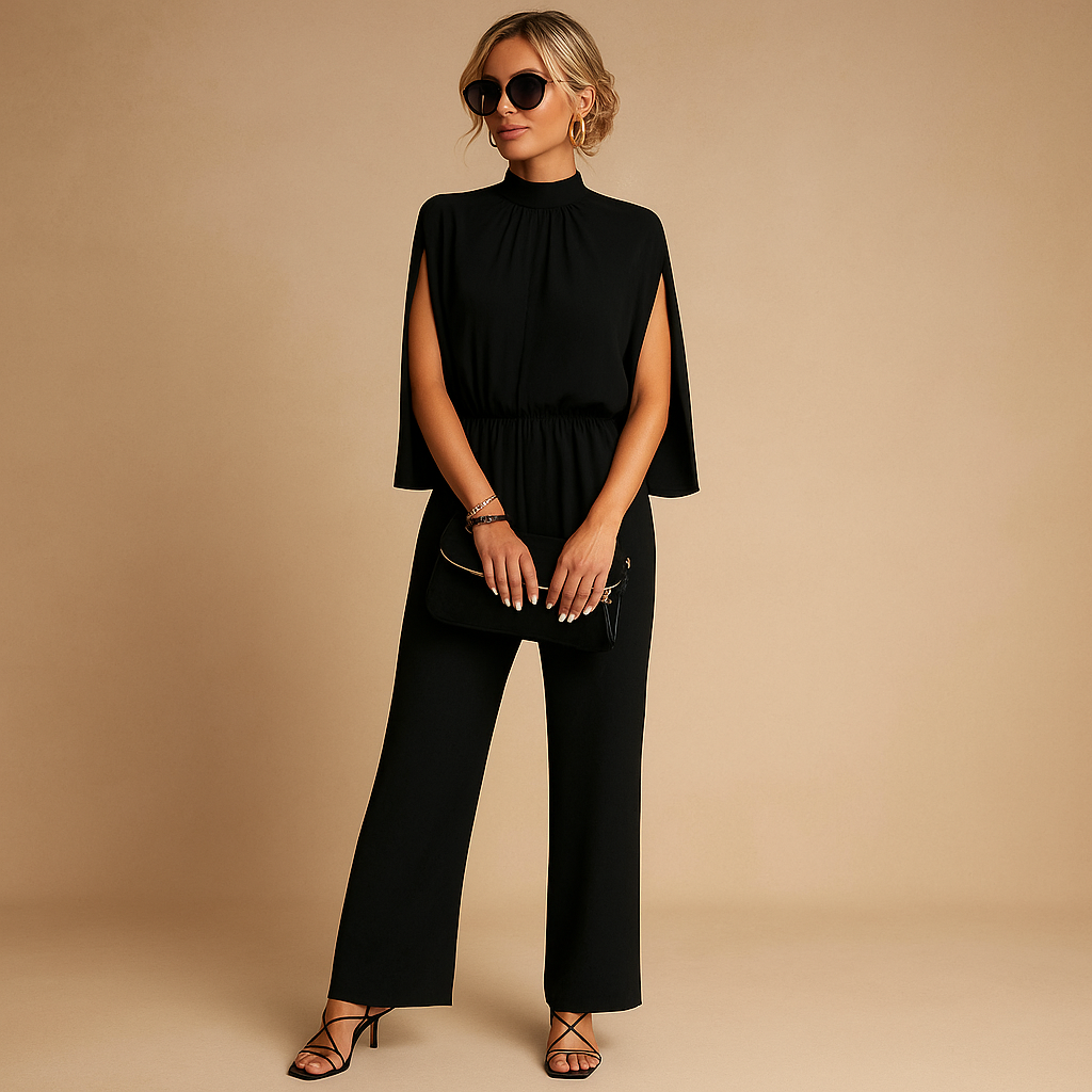 Lichte zomerjumpsuit voor dames met verstelbare bandjes, ademend materiaal en zakken, perfect voor strand, vakantie en zomerse uitstapjes