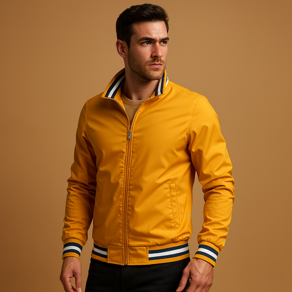 Lichtgewicht zomerjack voor heren, ademend en comfortabel, ideaal voor warme dagen en veelzijdig te combineren met casual of formele outfits.