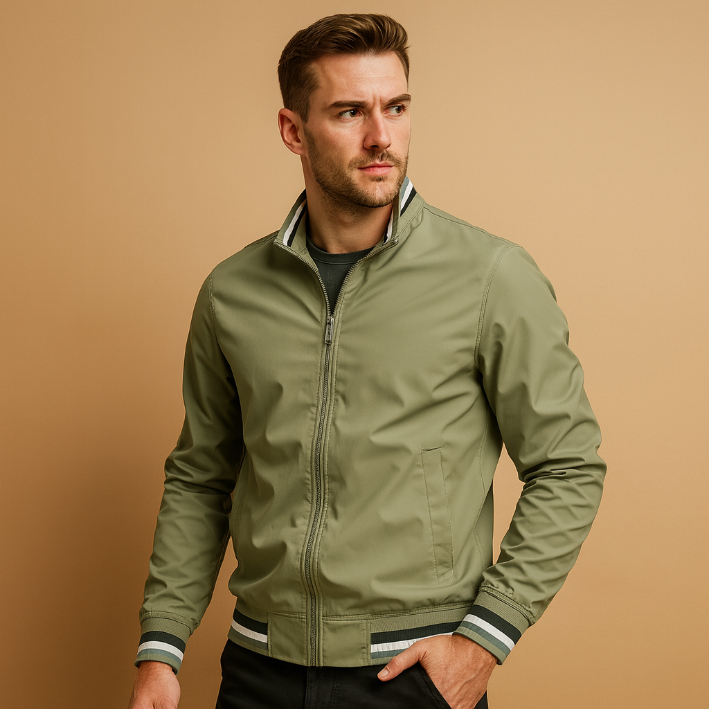 Lichtgewicht zomerjack voor heren, ademend en comfortabel, ideaal voor warme dagen en veelzijdig te combineren met casual of formele outfits.