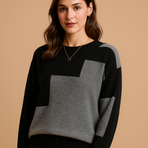 Damestrui met losvallende pasvorm en vrouwelijk silhouet, perfect voor lente, herfst en winter in casual stijl