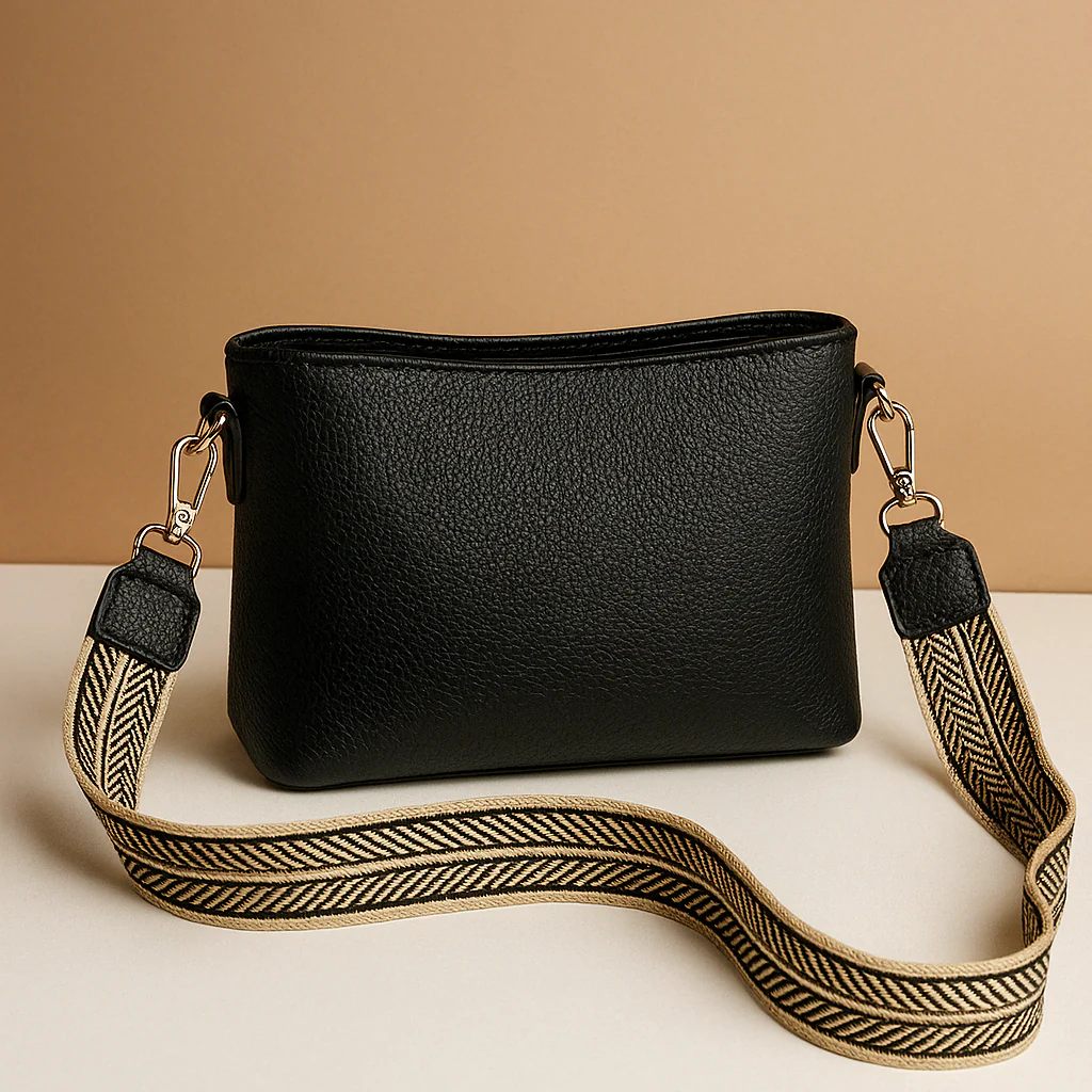 Sling bag voor dames met modern ontwerp, verstelbare riem en ruim hoofdvak, perfect voor werk, school of dagelijks gebruik.