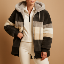 Oversized vintage gebreid jack voor dames met comfortabele pasvorm en zijzakken. Warm en stijlvol, ideaal voor casual winterlooks of als cadeau.