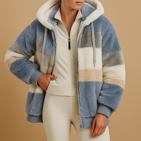 Oversized vintage gebreid jack voor dames met comfortabele pasvorm en zijzakken. Warm en stijlvol, ideaal voor casual winterlooks of als cadeau.