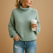 Tijdloze gebreide trui voor dames in zachte duurzame stof, perfect voor casual en formele looks, geschikt voor elk seizoen.