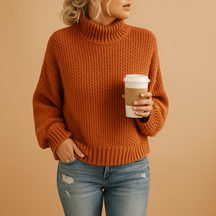 Tijdloze gebreide trui voor dames in zachte duurzame stof, perfect voor casual en formele looks, geschikt voor elk seizoen.