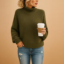 Tijdloze gebreide trui voor dames in zachte duurzame stof, perfect voor casual en formele looks, geschikt voor elk seizoen.