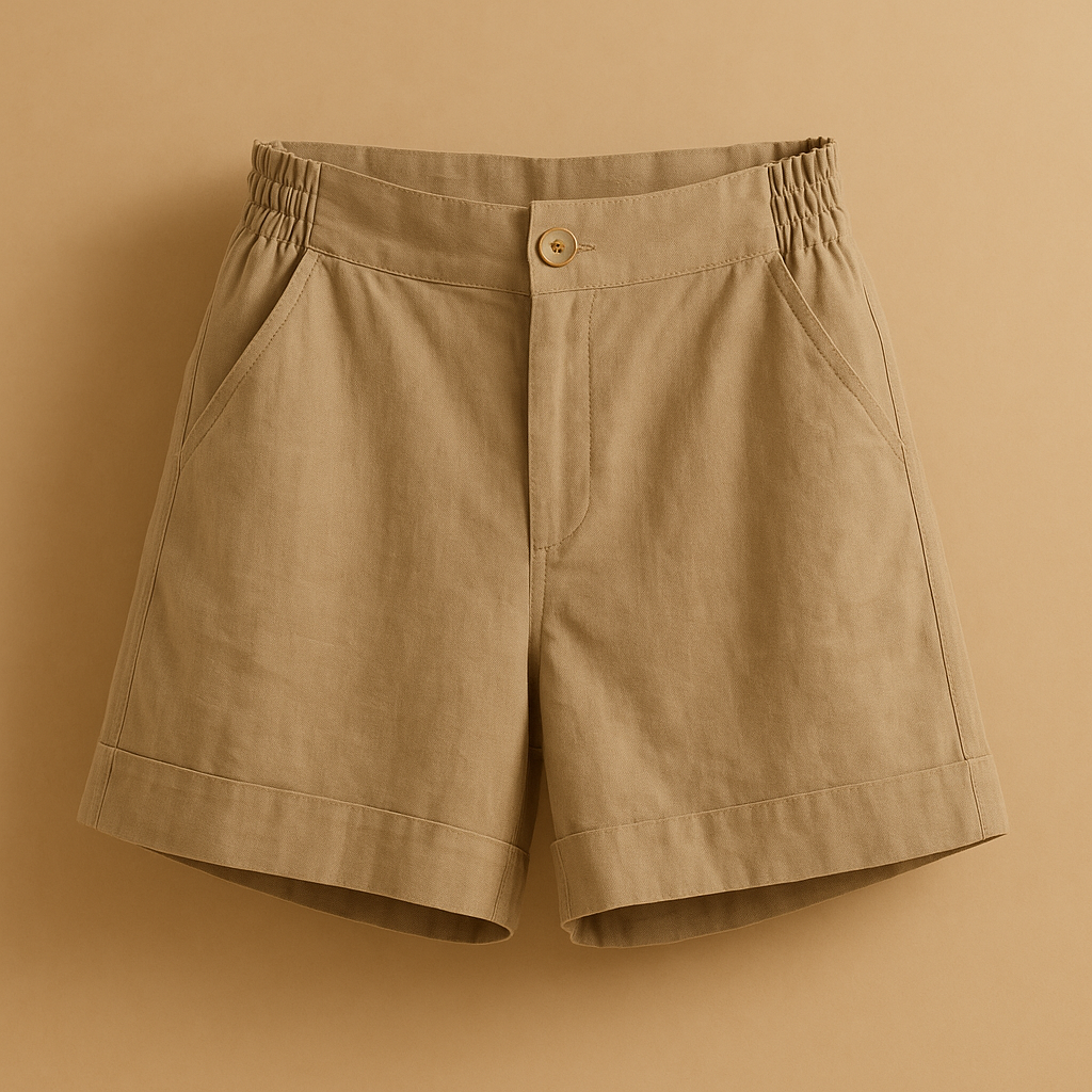 Tijdloze dames korte broek met luchtig en ademend materiaal, ideaal voor zomerse dagen, vakanties en casual outfits