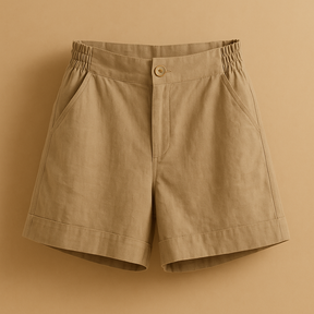 Tijdloze dames korte broek met luchtig en ademend materiaal, ideaal voor zomerse dagen, vakanties en casual outfits
