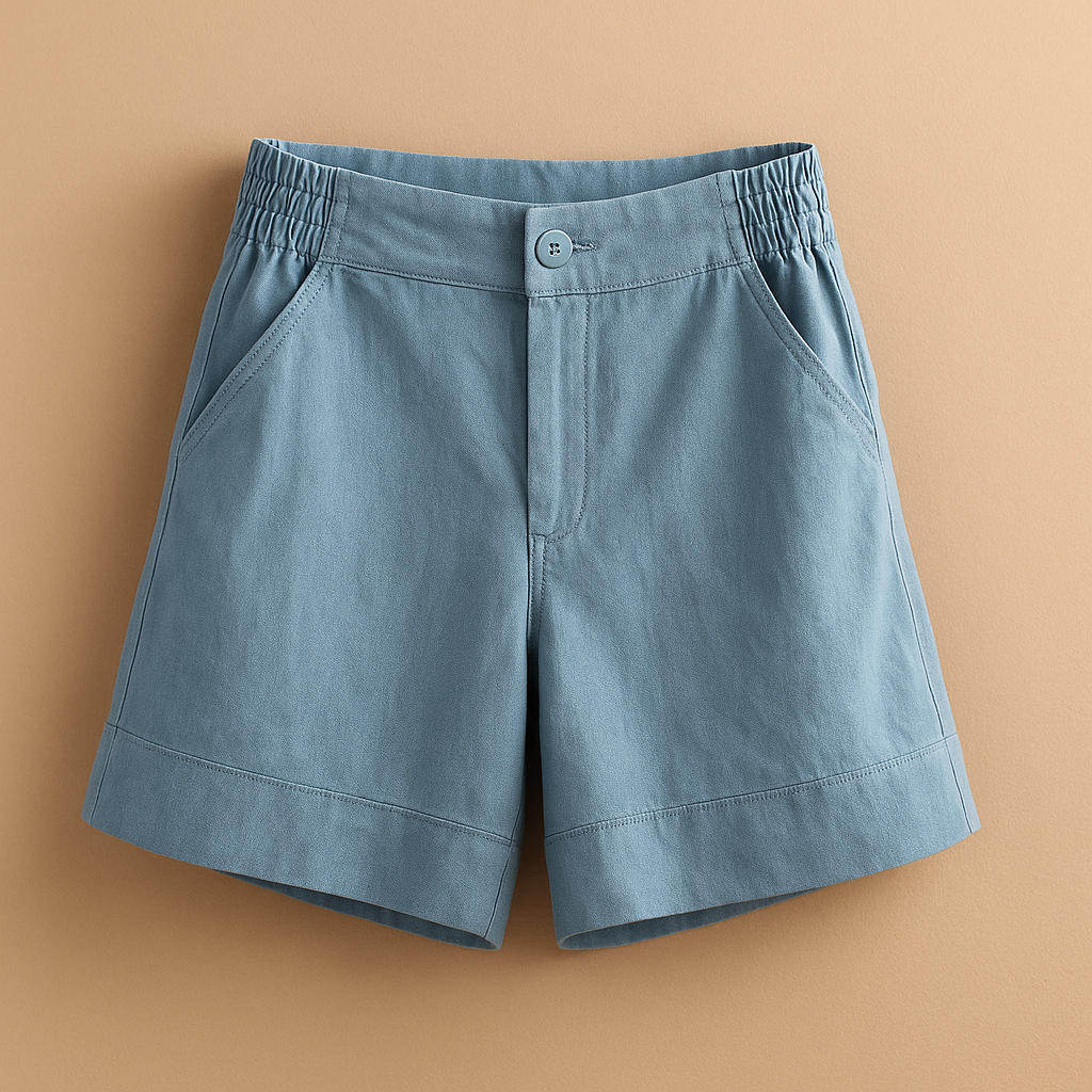 Tijdloze dames korte broek met luchtig en ademend materiaal, ideaal voor zomerse dagen, vakanties en casual outfits