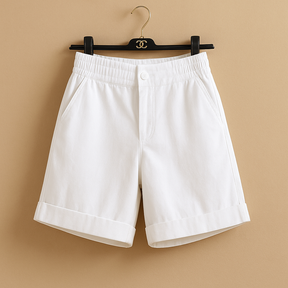 Tijdloze dames korte broek met luchtig en ademend materiaal, ideaal voor zomerse dagen, vakanties en casual outfits