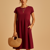 Luchtige zomerjurk met elegante pasvorm voor dames | Yara