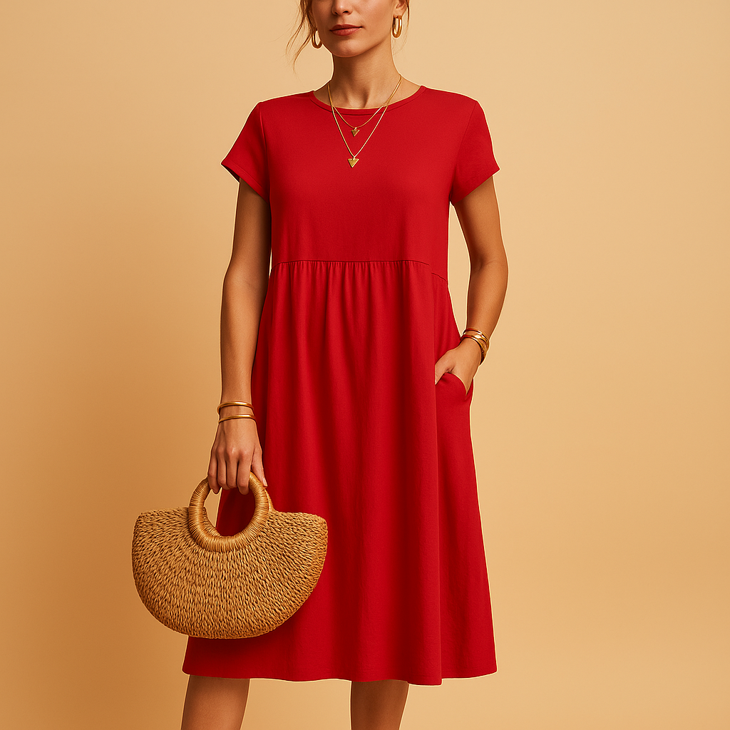 Luchtige zomerjurk met elegante pasvorm voor dames | Yara