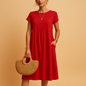 Luchtige zomerjurk met elegante pasvorm voor dames | Yara
