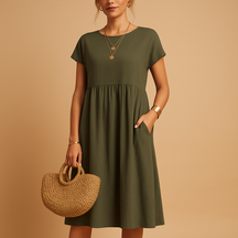 Luchtige zomerjurk met elegante pasvorm voor dames | Yara