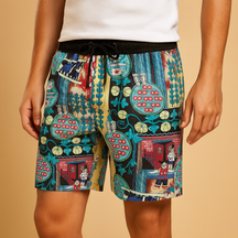 Zwemshort voor heren met sneldrogende stof, ideaal voor stranddagen en zomerse activiteiten.